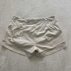 Lululemon white shorts